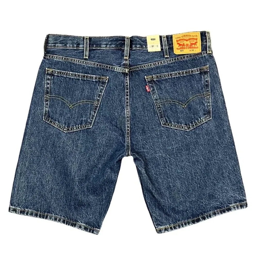 Levi's 405 Men's Denim Shorts Size 42-44‎ Blue Standard Fit Medium Wash